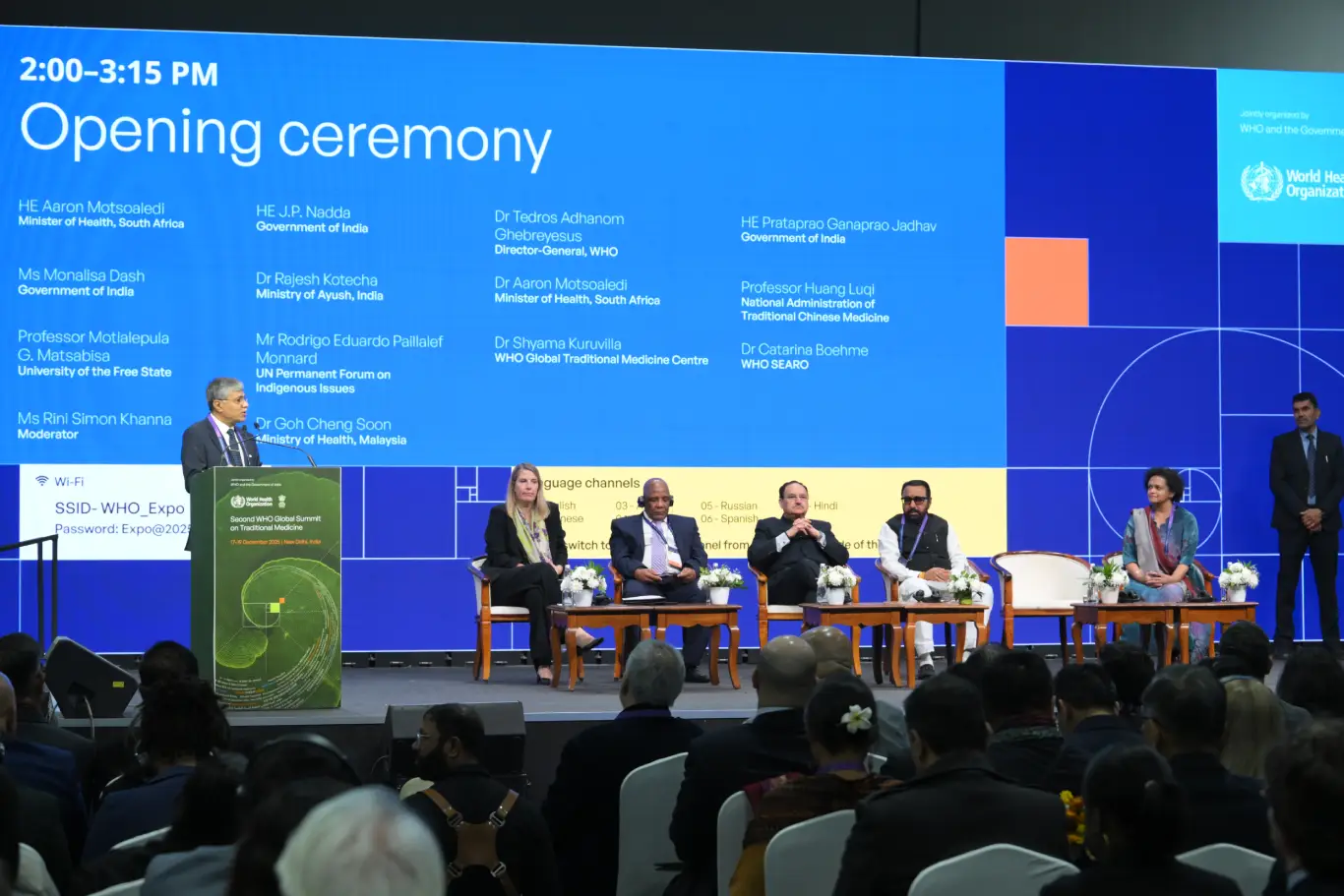WHO Global Summit on Traditional Medicine